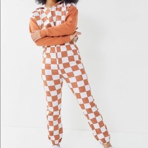 Urban Outfitters Checkered Sweatsuit Set